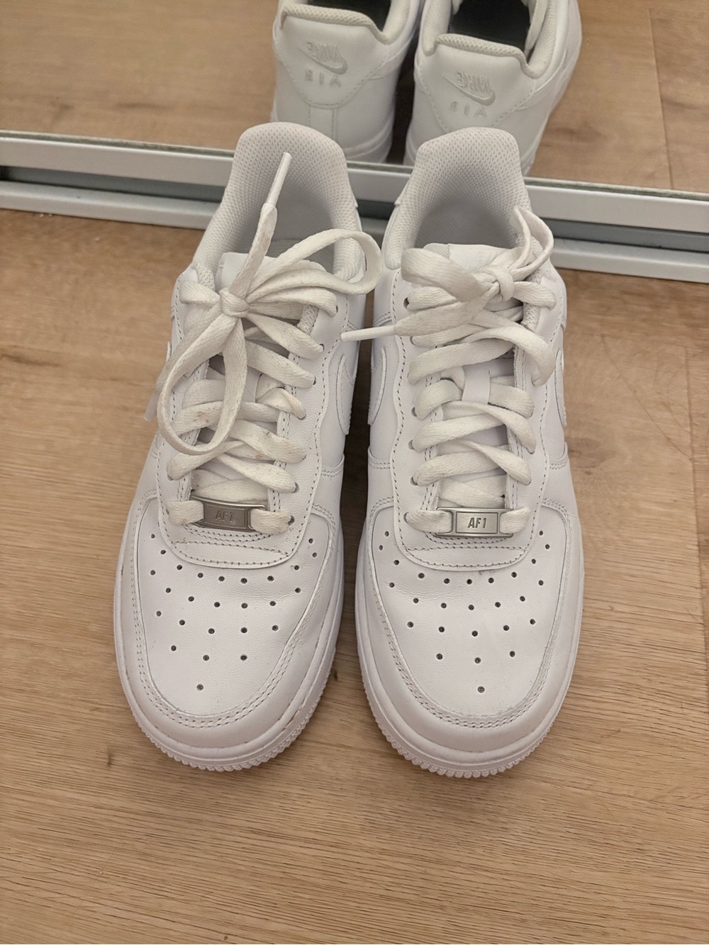 Nike Women’s AirForce 1 Leather Sneakers